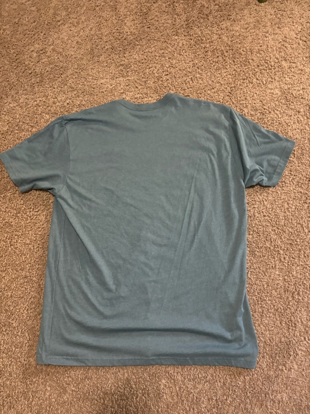 Wohven-Men's XL Grey Short-Sleeve Graphic Tee with Lime Green Logo - Picture 4 of 4